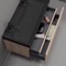 Double Floating Bathroom Vanity, Modern, 40